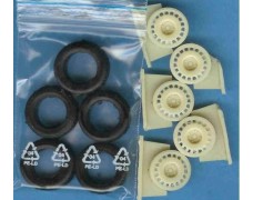 Wheels + tires ( snow ) / 5 pcs - O.Z.Racing / 4 screw